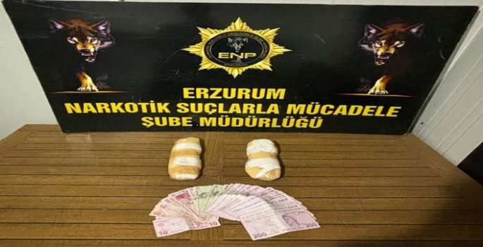  1 kilo 103 gram uyuşturucuyla yakalanan zanlı tutuklandı
