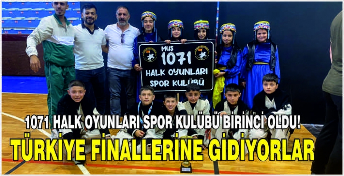 1071 Halk Oyunları Spor Kulübü birinci oldu! Türkiye finallerine gidiyorlar