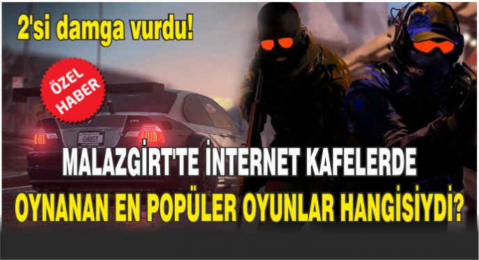 2’si damga vurdu! Malazgirt’te internet kafelerde oynanan en popüler oyunlar hangisiydi?