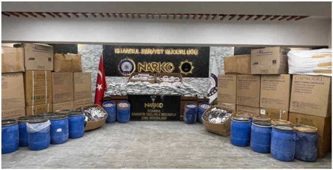 4,5 milyon sentetik ecza hap ele geçirildi