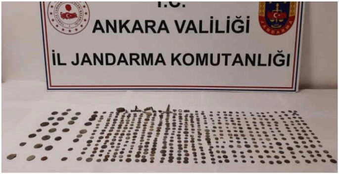530 obje ve sikke ele geçirildi