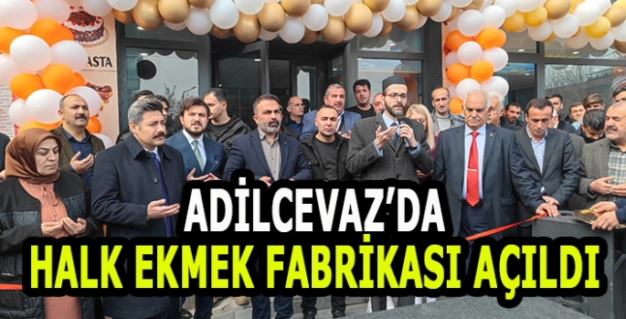Adilcevaz'da halk ekmek fabrikası açıldı