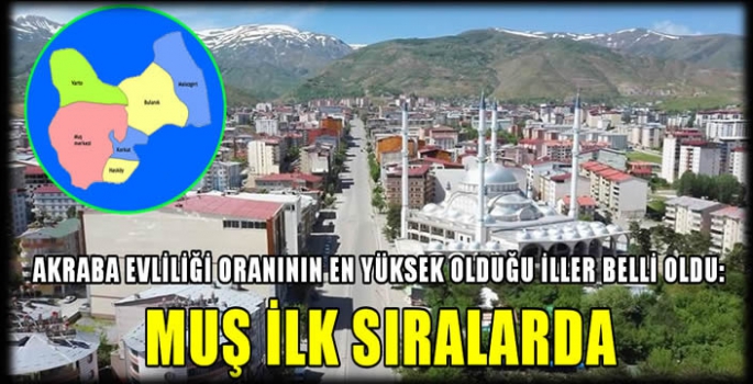 Akraba evliliği oranının en yüksek olduğu iller belli oldu: Muş ilk sıralarda 