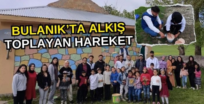 Alkış toplayan hareket: Bulanık'ta üniversite öğrencileri gönüllere dokundu!