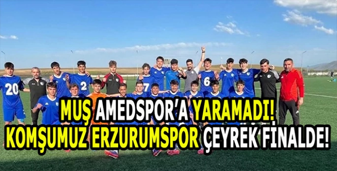 Amedspor Muş’tan buruk ayrıldı: Komşumuz Erzurumspor adını son 8’e yazdırdı!