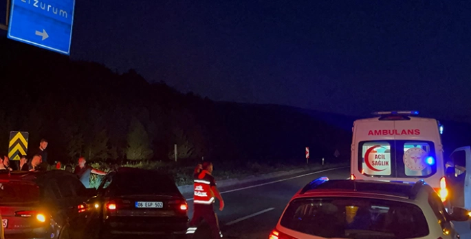Ardahan'da iki otomobilin karıştığı kazada 4 kişi yaralandı