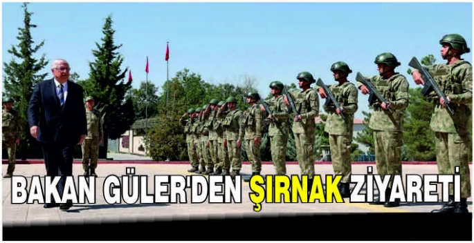 Bakan Güler'den Şırnak ziyareti