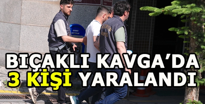 Bıçaklı kavgada 3 kişi yaralandı