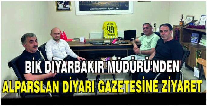 BİK Diyarbakır Müdürü’nden Alparslan Diyarı Gazetesine ziyaret