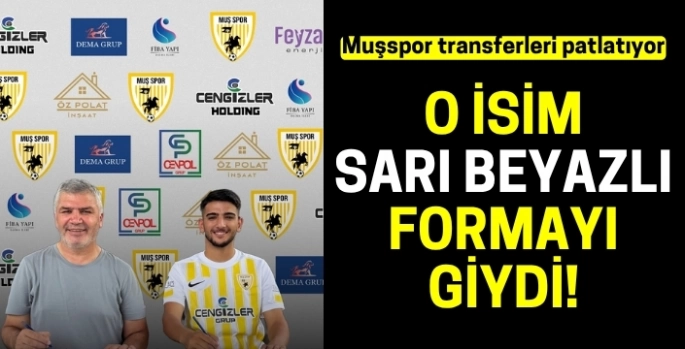 Bilal Budak Muşspor’da: Sarı-Beyazlı formayı giydi