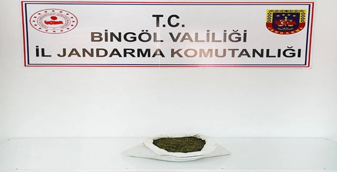 Bingöl'de 2 kilo 230 gram esrar ele geçirildi