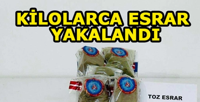 Bingöl'de 3 kilo 257 gram esrar ele geçirildi