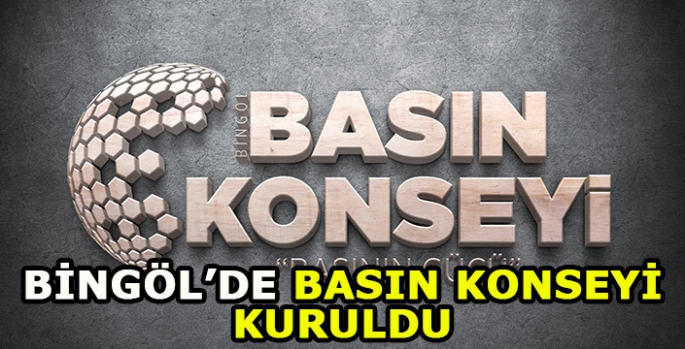 Bingöl'de Basın Konseyi kuruldu