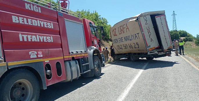 Bingöl'de takla atan kamyonetteki 1 kişi öldü 3 kişi yaralandı