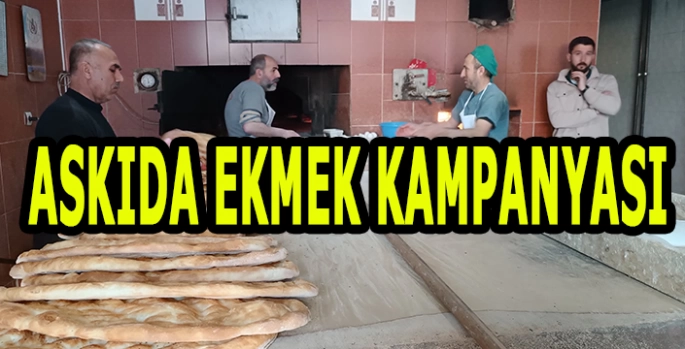 Bitlis'te fırıncılardan askıda ekmek kampanyası