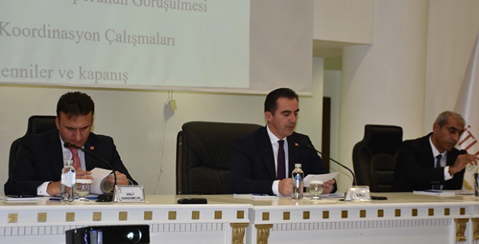 Bitlis'te İl Koordinasyon Kurulu Toplantısı gerçekleştirildi