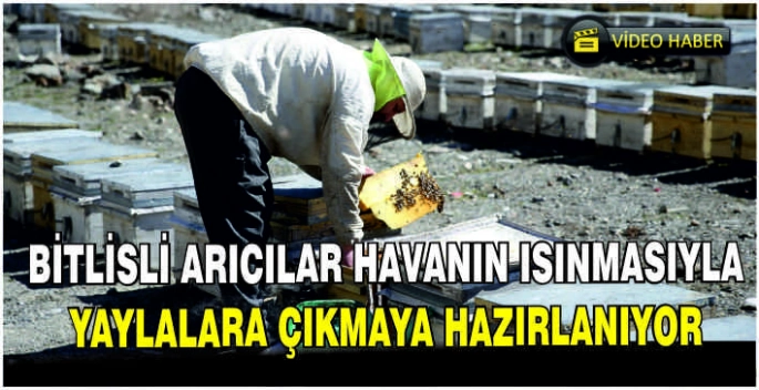 Bitlisli arıcılar havanın ısınmasıyla yaylalara çıkmaya hazırlanıyor