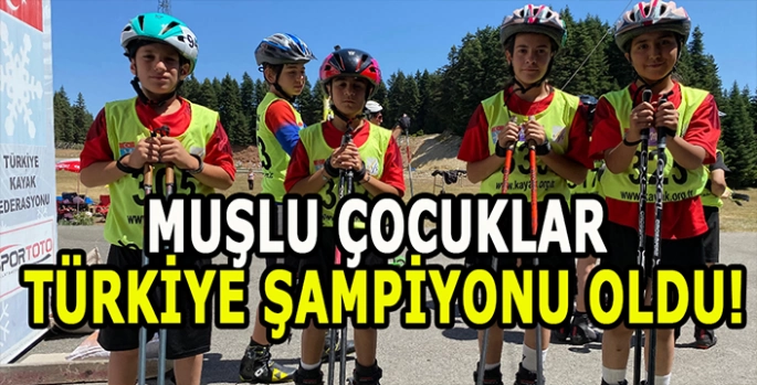 Bolu’da madalya şov: Muş Türkiye birincisi oldu!