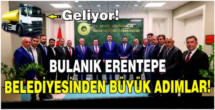 Bulanık Erentepe Belediyesinden büyük adımlar!