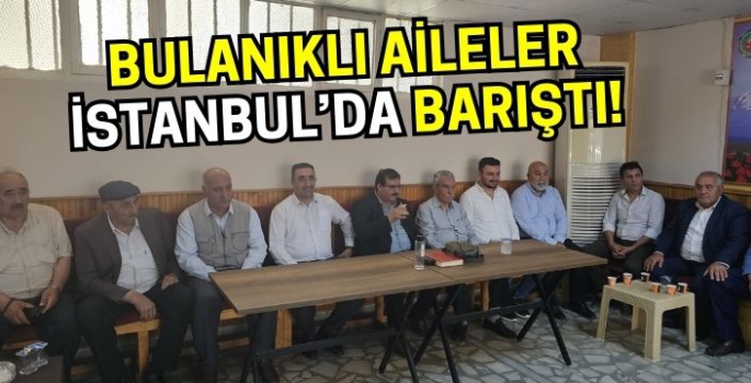 Bulanıklı aileler İstanbul’da barış elini sıktı