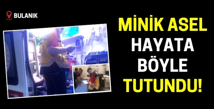 Bulanıklı minik Asel hayata böyle tutundu!
