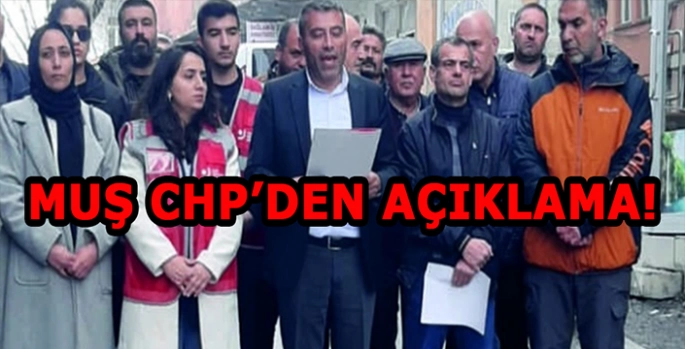 CHP Muş’tan İmamoğlu’na destek!