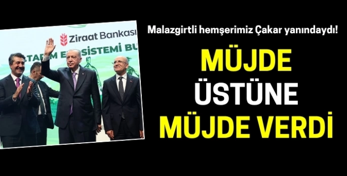 Cumhurbaşkanı Erdoğan'dan Muşlu çiftçilere müjde!