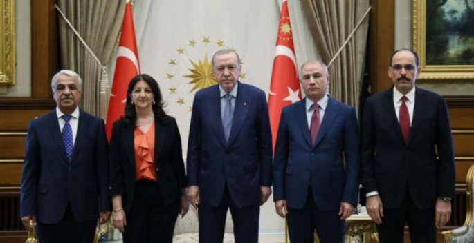 Cumhurbaşkanı Erdoğan, DEM Parti heyetini kabul etti