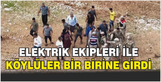 DEDAŞ ekibi ile köylüler arasında taşlı sopalı kavga: 7 gözaltı
