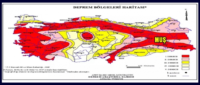Deprem fay haritası güncellendi! Muş harita'da riskli bölge de mİ?