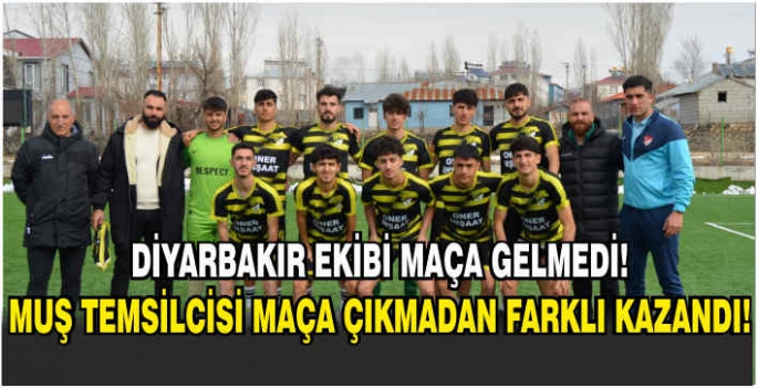 Diyarbakır ekibi maça gelmedi! Muş temsilcisi maça çıkmadan farklı kazandı!