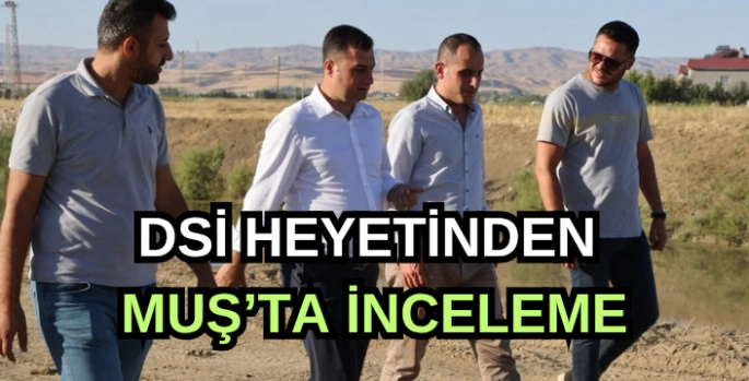 DSİ Heyetinden Muş’ta İnceleme