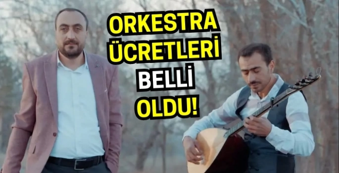 Düğün yapacaklar dikkat: Malazgirt ve Bulanık'taki orkestra fiyatları açıklandı!
