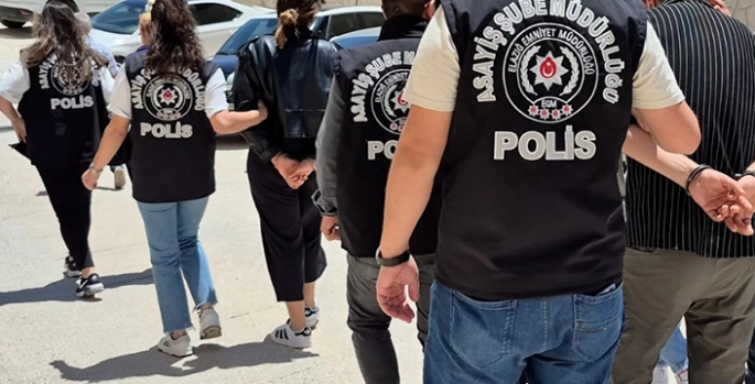 Elazığ'da fuhuş operasyonunda yakalanan 4 şüpheli tutuklandı
