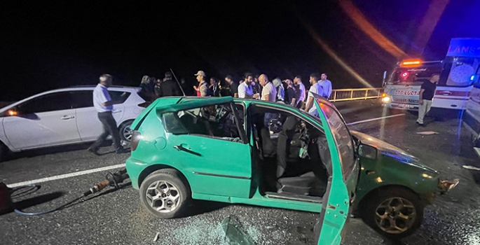 Elazığ'da kaza : 1 Ölü 5 yaralı