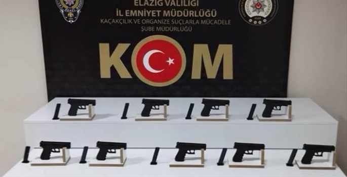 Elazığ'da silah kaçakçılığı yaptığı öne sürülen zanlı tutuklandı