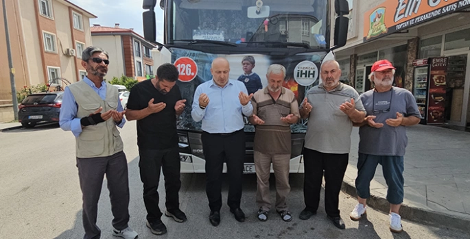 Erzincan'dan Filistin ve Suriye'ye insani yardım gönderildi