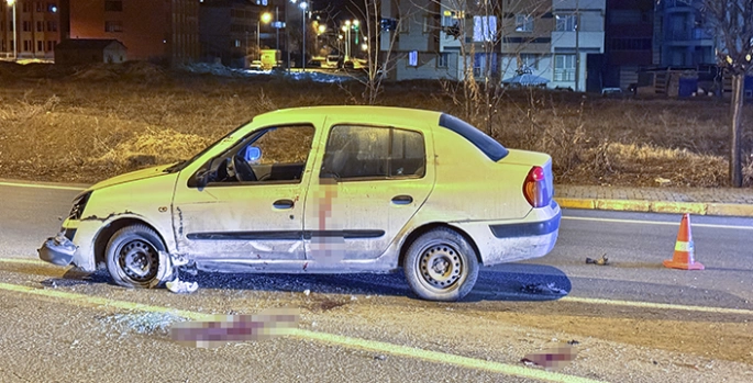 Erzurum'da devrilen otomobilin sürücüsü ağır yaralandı