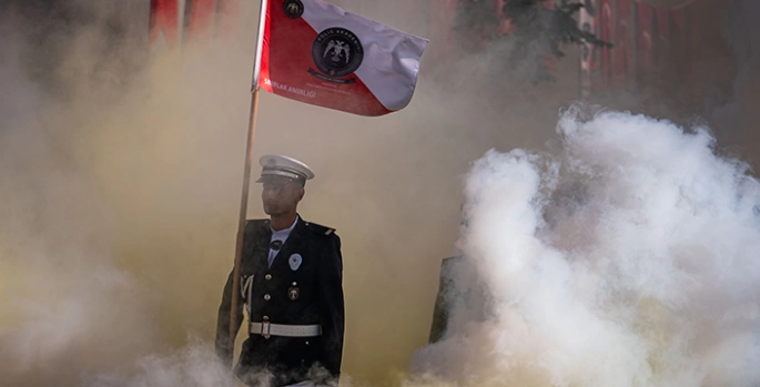 Erzurum'da eğitimini tamamlayan 393 polis adayı mezun oldu