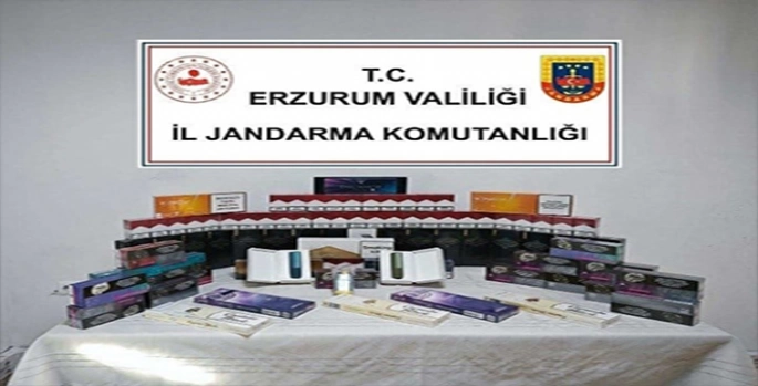 Erzurum'da kaçakçılık operasyonunda 9 şüpheli hakkında adli işlem yapıldı