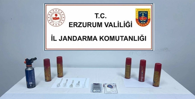 Erzurum'da uyuşturucu operasyonlarında 3 zanlı tutuklandı