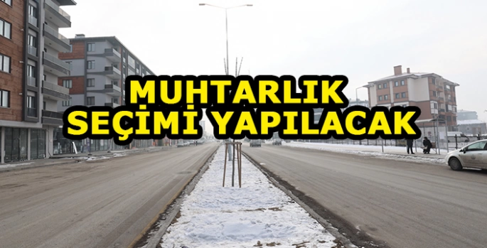Erzurum'un yeni mahallesi Gezköy'de muhtarlık seçimi yapılacak