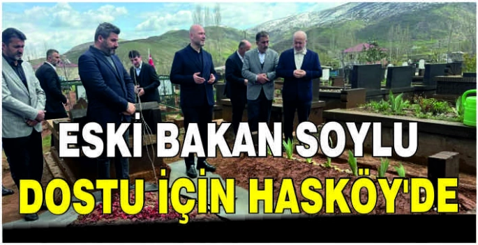 Eski Bakan Soylu dostu için Hasköy'de
