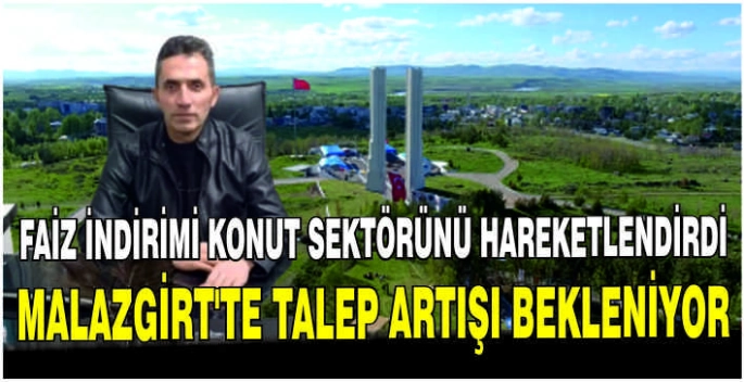 Faiz indirimi konut sektörünü hareketlendirdi: Malazgirt’te talep artışı bekleniyor