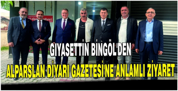 Gıyasettin Bingöl'den Alparslan Diyarı Gazetesi'ne Anlamlı Ziyaret