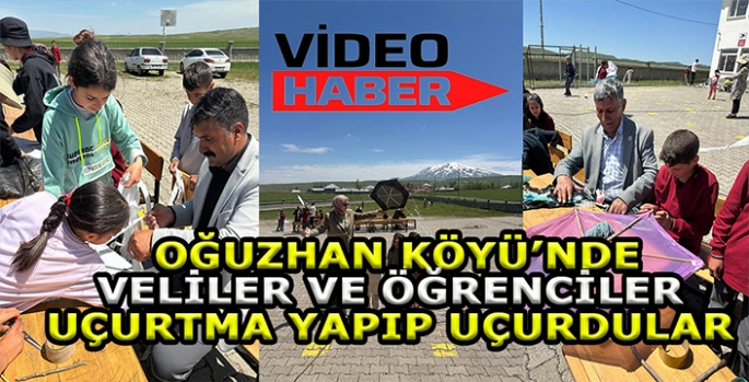 Gökyüzüne umut taşıdılar: Oğuzhan Köyü’nde uçurtma şenliği!