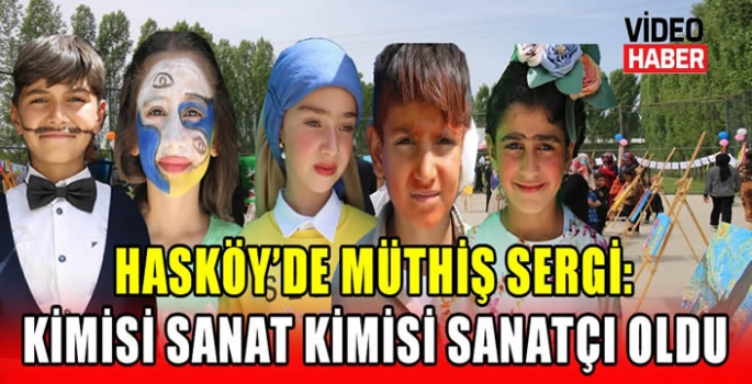 Hasköy’de müthiş sergi: Kimisi sanat kimisi sanatçı oldu