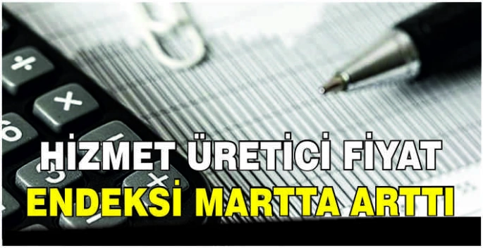 Hizmet üretici fiyat endeksi martta arttı