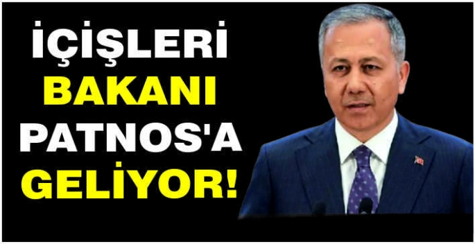 İçişleri Bakanı Ali Yerlikaya Pazartesi Patnos’a geliyor
