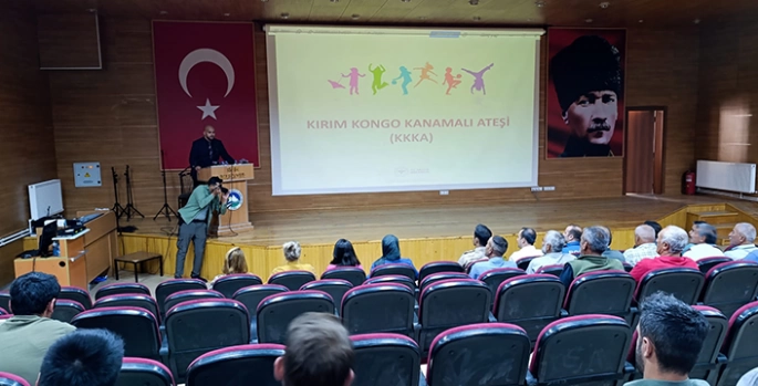 İspir’de KKKA hastalığıyla ilgili bilgilendirme yapıldı